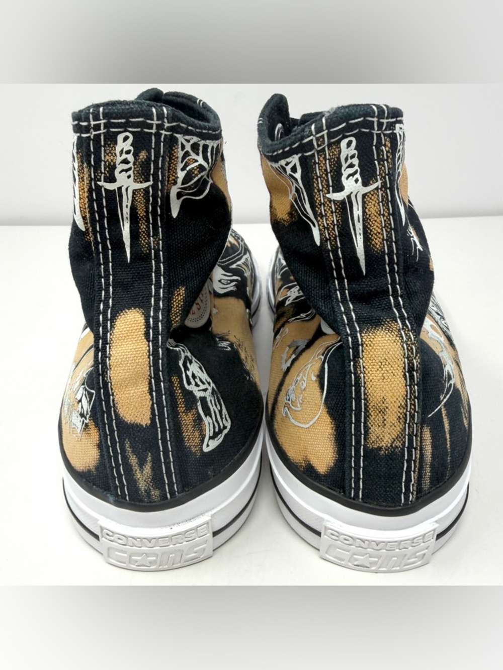 Converse Sean Pablo CTAS Pro Paradise Sneakers Mens 6 /Womens 8 Black Bleach EUC - Picture 5 of 9